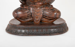 Ironwood Carved Chinese Buddha