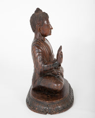 Ironwood Carved Chinese Buddha