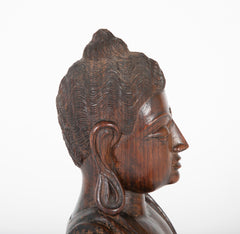 Ironwood Carved Chinese Buddha