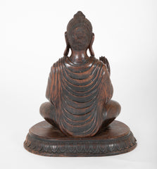 Ironwood Carved Chinese Buddha