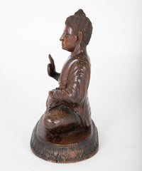 Ironwood Carved Chinese Buddha