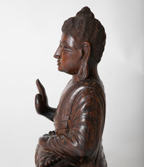 Ironwood Carved Chinese Buddha