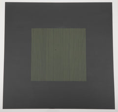 Sol Lewitt Screen Print from "Lines in 2 Directions in 5 Colors"  Black