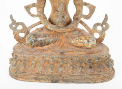 Chinese Copper Sitting Buddha