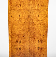 A French Burlwood Cabinet on Bronze Sabots