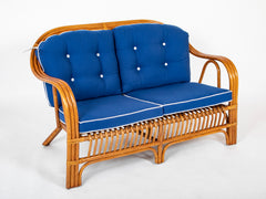 A Mid-Century French Rattan Sofa