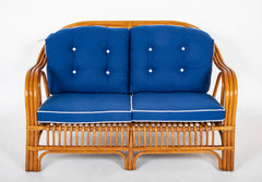 A Mid-Century French Rattan Sofa