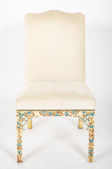 Set of 8 George III Style Dining Chairs with Paint Decorated Surfaces