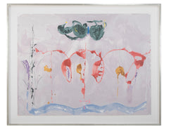 Serigraph by Helen Frankenthaler titled "Aerie". 2009