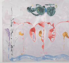 Serigraph by Helen Frankenthaler titled "Aerie". 2009