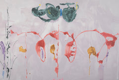 Serigraph by Helen Frankenthaler titled "Aerie". 2009