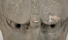 Carved and Painted Wood Architectural Element in the Form of a Mask