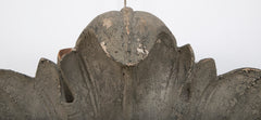 Carved and Painted Wood Architectural Element in the Form of a Mask