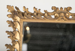 Italian Rococo Style Gilt Wood Vanity Mirror