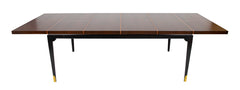 Tommi Parzinger Mahogany and Maple Dining Table for Charak Modern