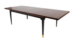 Tommi Parzinger Mahogany and Maple Dining Table for Charak Modern