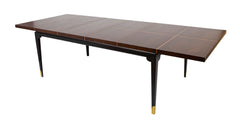 Tommi Parzinger Mahogany and Maple Dining Table for Charak Modern