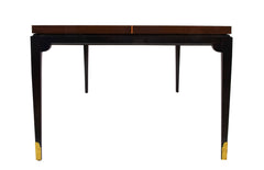 Tommi Parzinger Mahogany and Maple Dining Table for Charak Modern