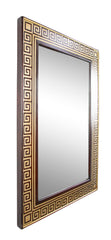 Regency Gilded Greek Key Double Border Mirror