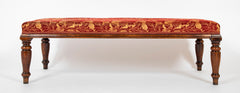 English George IV Oak Window Bench