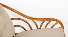 A Five Piece French Suite of Bamboo Furniture