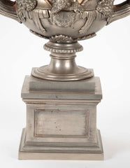 Unusual Version of the Warwick Vase in Steel