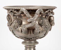Unusual Version of the Warwick Vase in Steel
