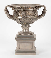 Unusual Version of the Warwick Vase in Steel