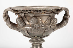 Unusual Version of the Warwick Vase in Steel