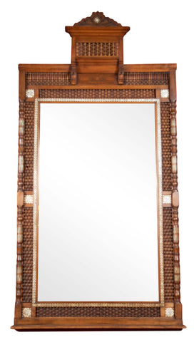 Late 19th Century Monumental Anglo-Indian Mirror
