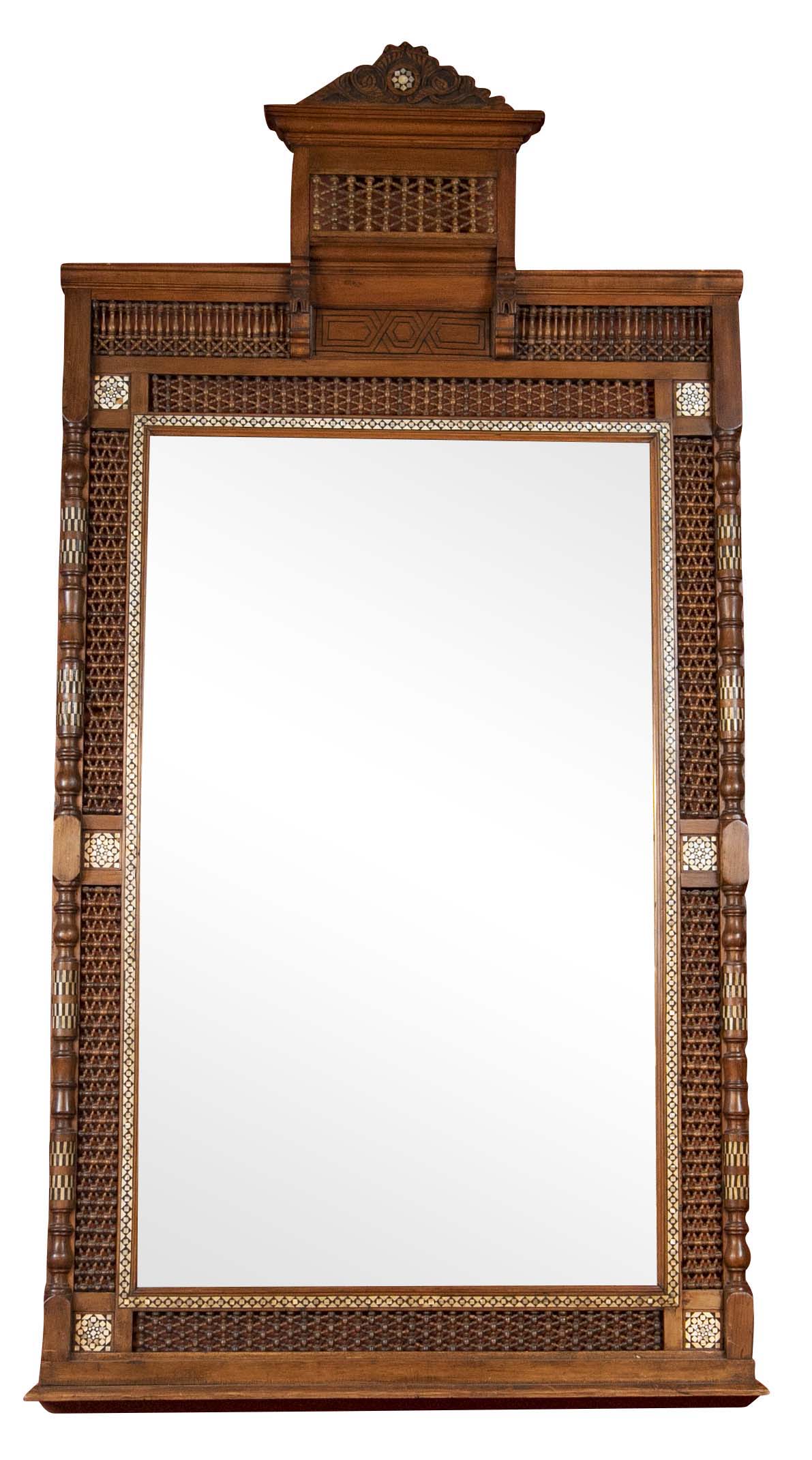 Late 19th Century Monumental Anglo-Indian Mirror