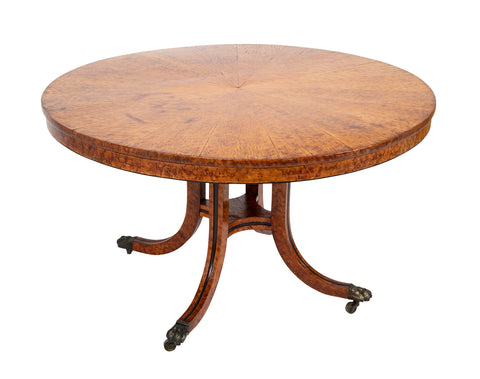 Late Regency Center Table In The Manner of Gillows