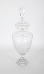 Three Very Large Apothecary Jars Possibly Baccarat
