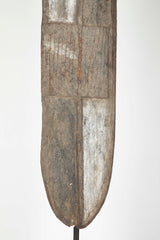 Western Mongo Shield from The Democratic Republic of Congo on Bronze Stand