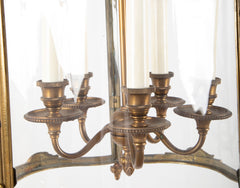 Bronze Five Sided Neo-Classic Form Lantern