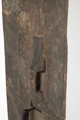 Western Mongo Shield from The Democratic Republic of Congo on Bronze Stand