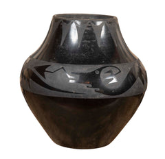 A San Ildefonso Pueblo Blackware Vase by Maria and Julian Martinez