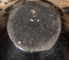 A San Ildefonso Pueblo Blackware Vase by Maria and Julian Martinez