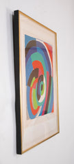 "L'oeil" Lithograph in Colors by Sonia Delaunay
