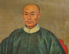 Chinese Export Painting Of A Hong Merchant