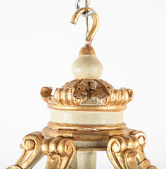 Italian Painted and Gilded Five Sided Lantern