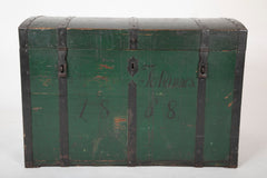 Green Iron Strap Trunk