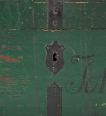 Green Iron Strap Trunk