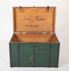 Green Iron Strap Trunk