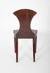 Set of Six Regency Style Mahogany Hall Chairs