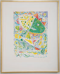 Lithograph in Colors Composition by Egill Jacobsen