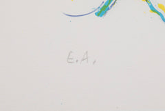 Lithograph in Colors Composition by Egill Jacobsen