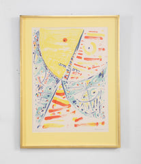 Lithograph in Colors Composition 57/100 by Egill Jacobsen