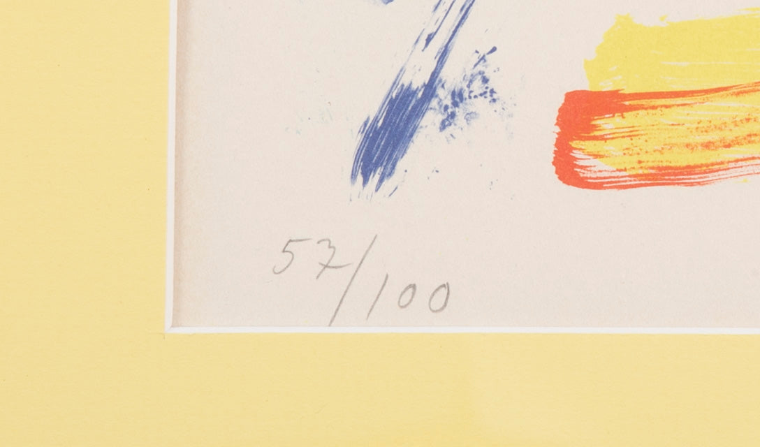 Lithograph in Colors Composition 57/100 by Egill Jacobsen Lithograph in Colors Composition 57/100 by Egill Jacobsen