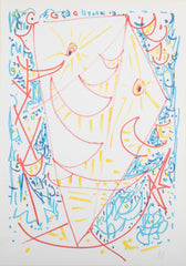 Lithograph in Colors Composition by Egill Jacobsen